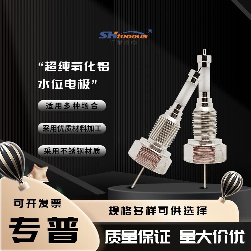 超純氧化鋁水位電極鍋爐電極壓入DJM1615-87304不銹鋼液位電極